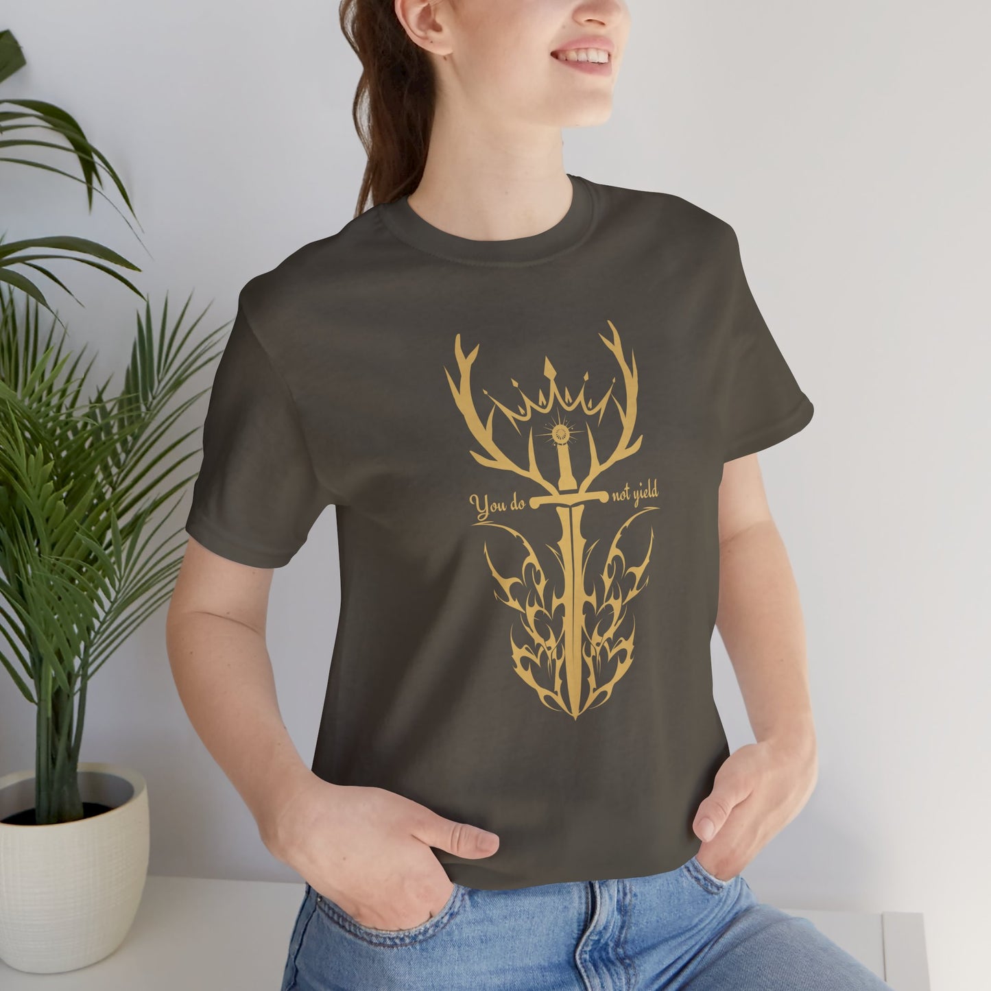 You Do Not Yield (Gold) | Throne of Glass Inspired T-Shirt | Book Lover Shirt | Bookish Gift