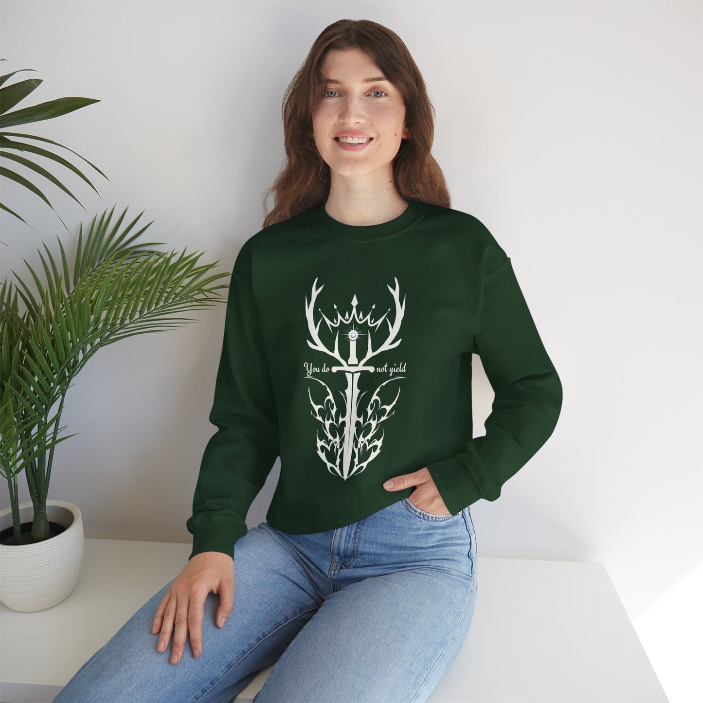 Throne of Glass Inspired Sweatshirt | You Do Not Yield | Book Lover Sweatshirt | Reader Gift