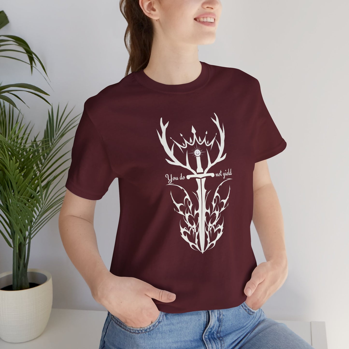 You Do Not Yield (White) | Throne of Glass Inspired T-Shirt | Book Lover Shirt | Bookish Gift