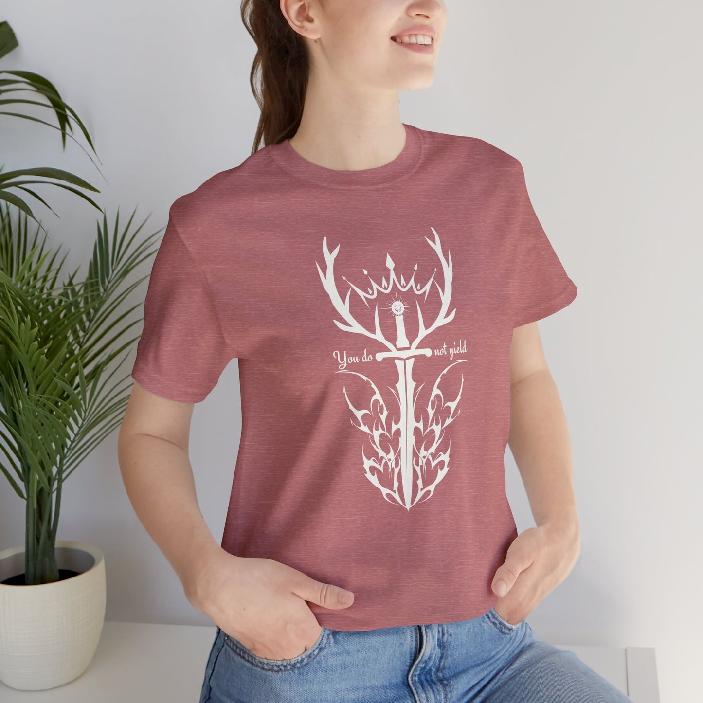 You Do Not Yield (White) | Throne of Glass Inspired T-Shirt | Book Lover Shirt | Bookish Gift