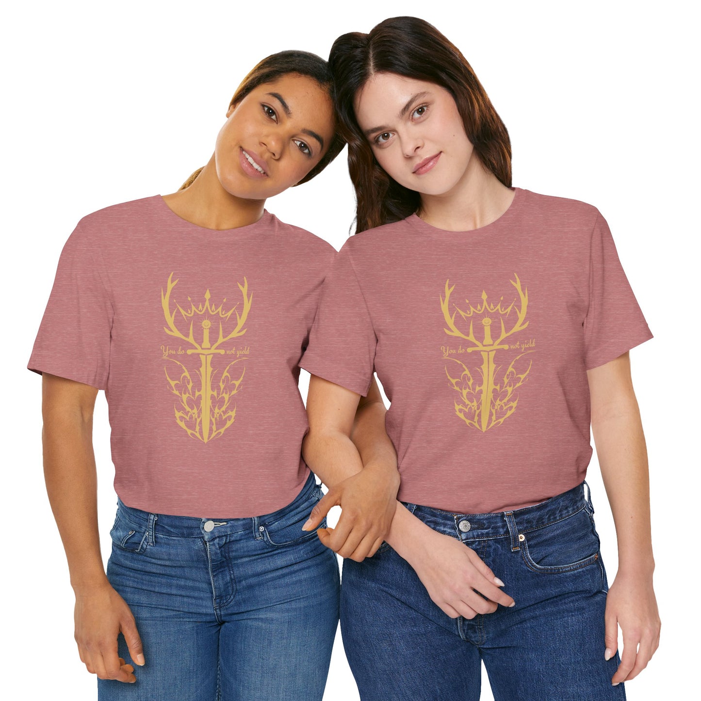You Do Not Yield (Gold) | Throne of Glass Inspired T-Shirt | Book Lover Shirt | Bookish Gift