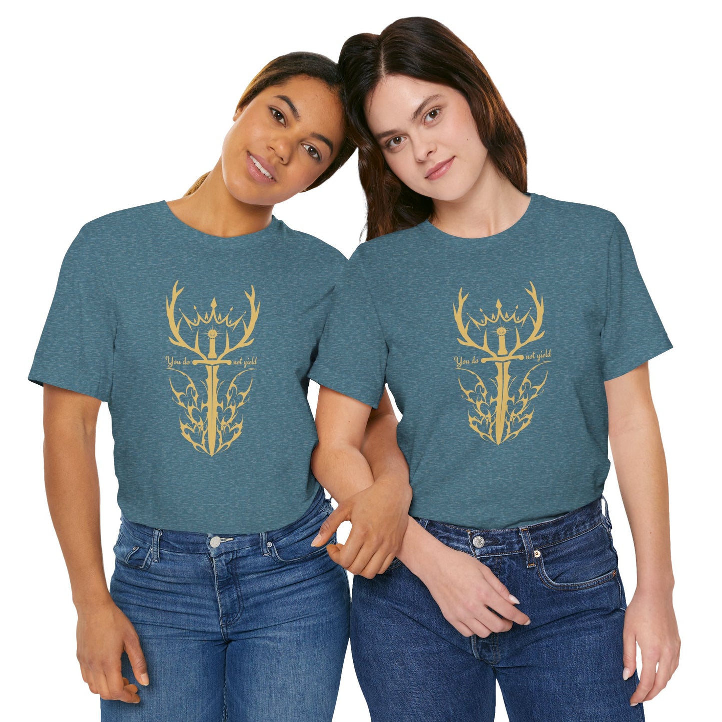 You Do Not Yield (Gold) | Throne of Glass Inspired T-Shirt | Book Lover Shirt | Bookish Gift