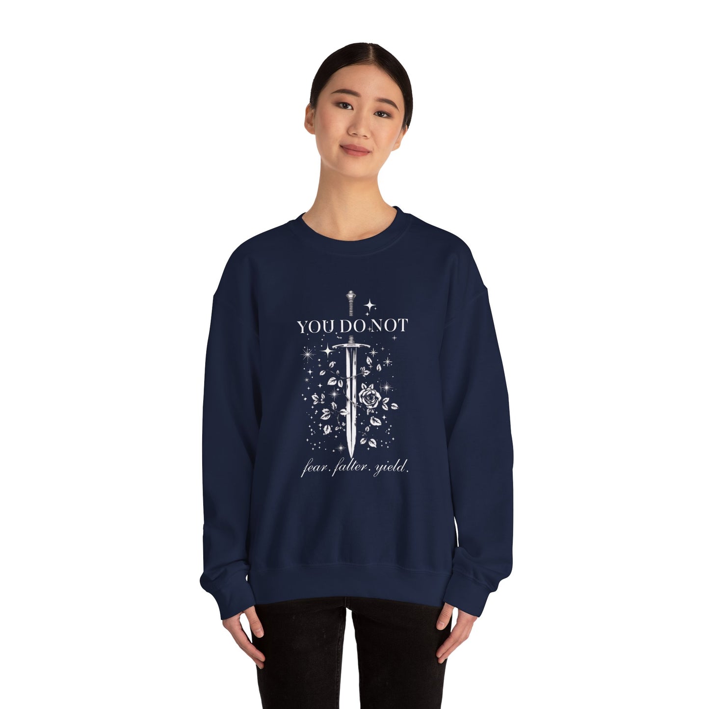 You Do Not Yield ACOTAR Inspired Sweatshirt | Book Lover Sweatshirt | Reader Gift