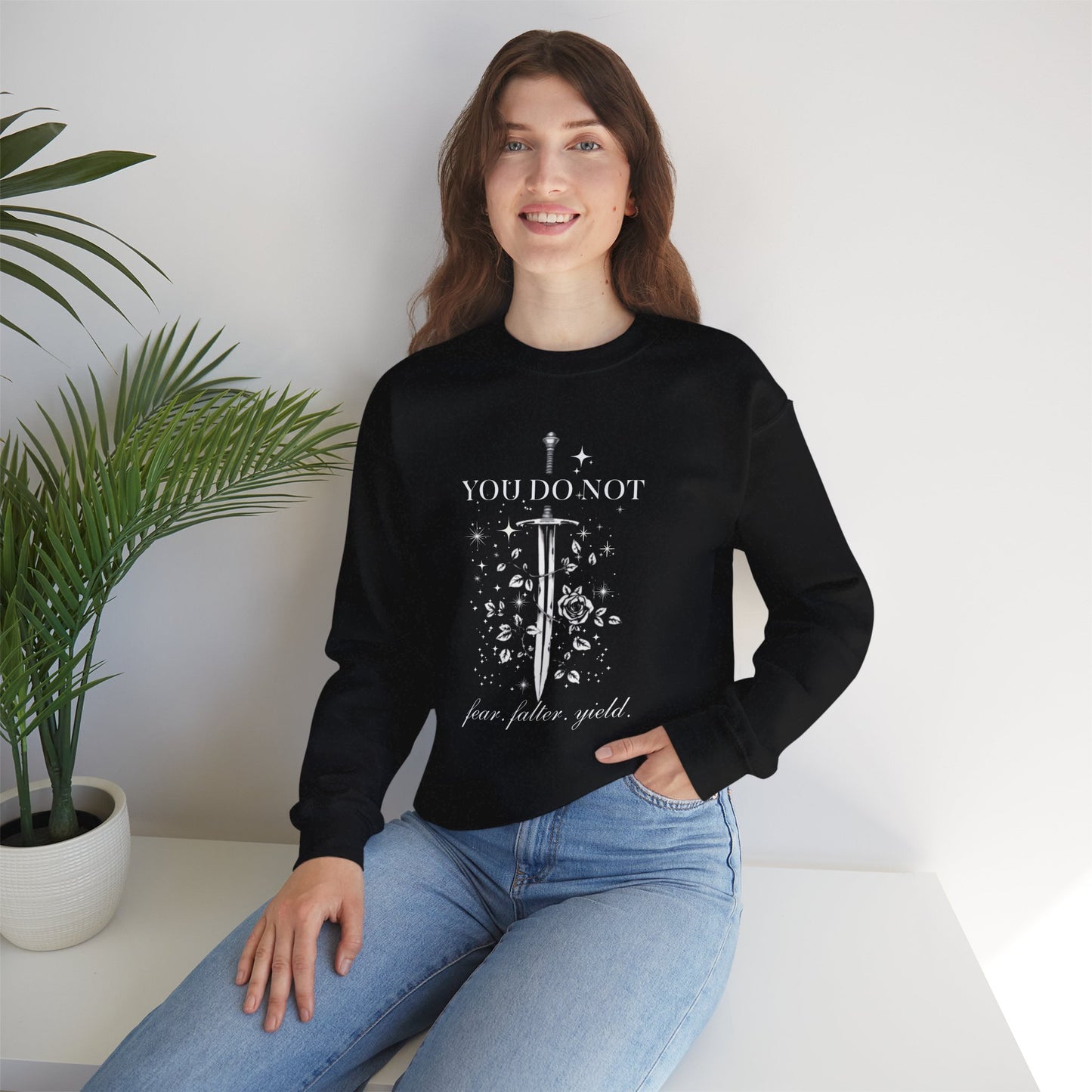 You Do Not Yield ACOTAR Inspired Sweatshirt | Book Lover Sweatshirt | Reader Gift