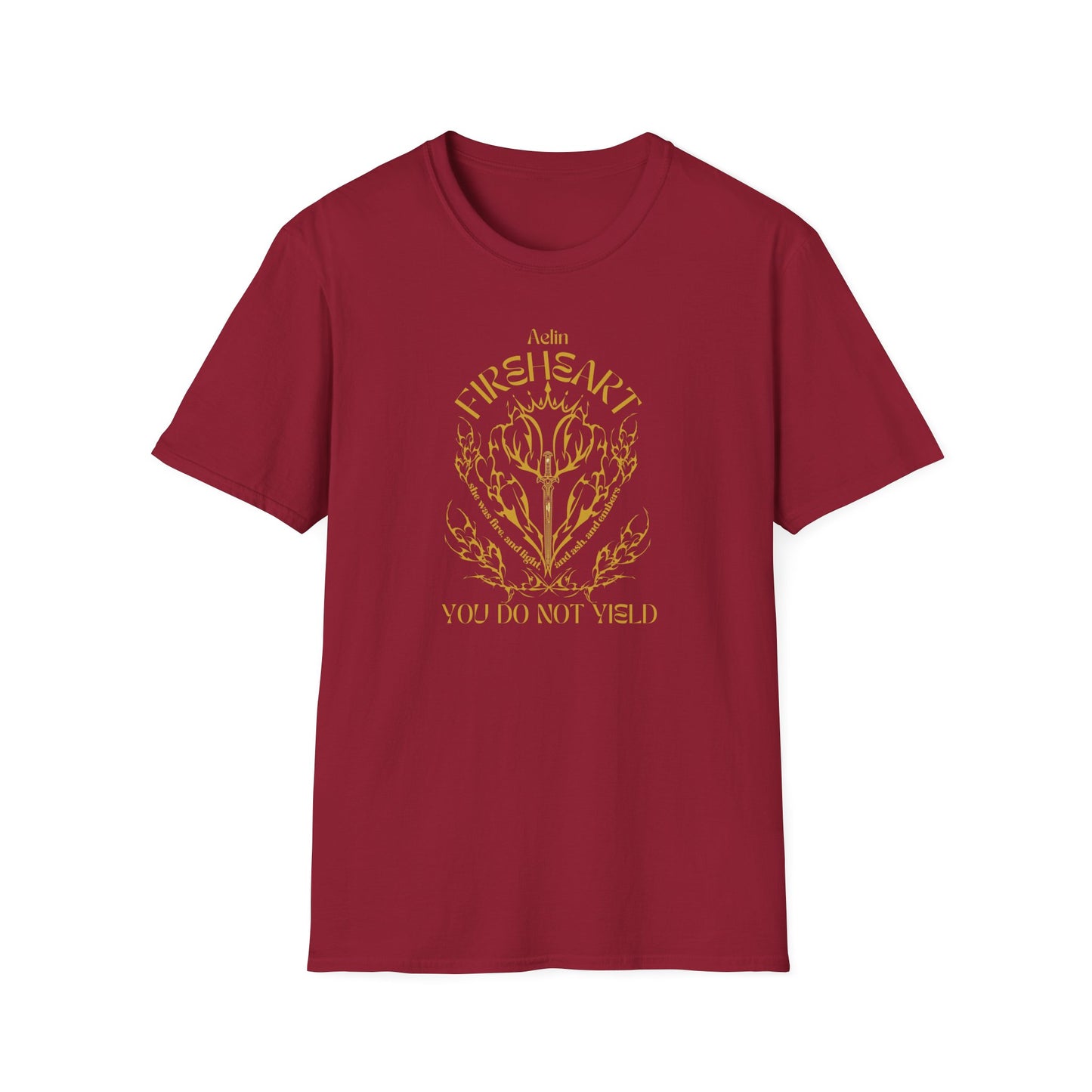 Aelin Fireheart | Throne of Glass | Book Lover T-Shirt | Fantasy Reader T-Shirt | Officially Licensed Sarah J Maas shirt