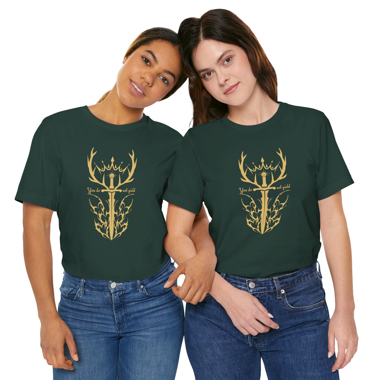 You Do Not Yield (Gold) | Throne of Glass Inspired T-Shirt | Book Lover Shirt | Bookish Gift