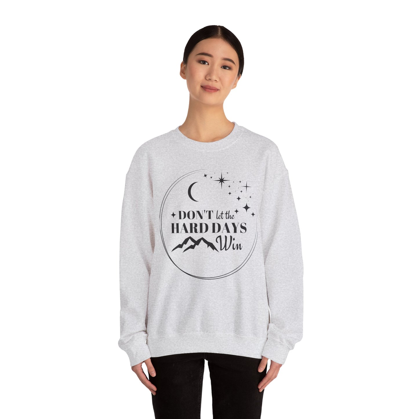 Don't Let the Hard Days Win | ACOTAR | OFFICIALLY LICENSED Sarah J Maas Crewneck Sweatshirt