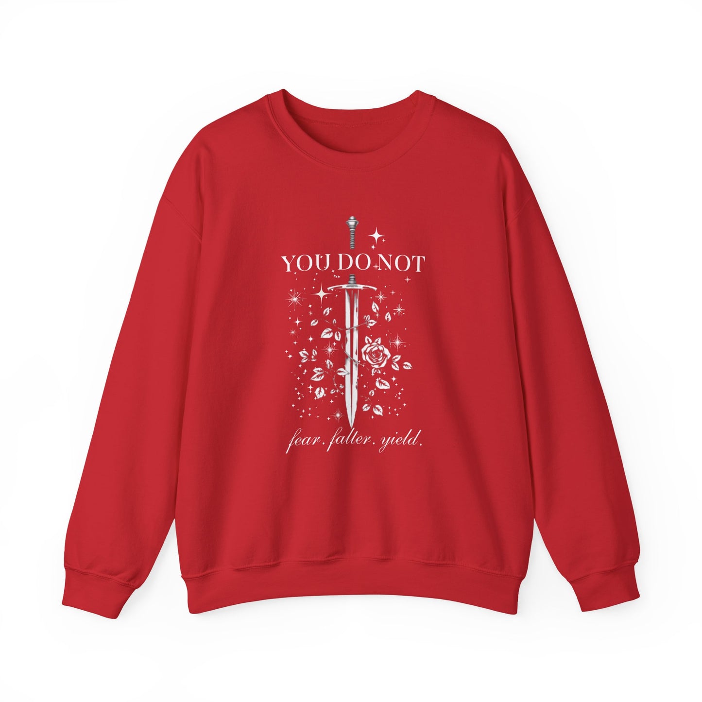 You Do Not Yield ACOTAR Inspired Sweatshirt | Book Lover Sweatshirt | Reader Gift