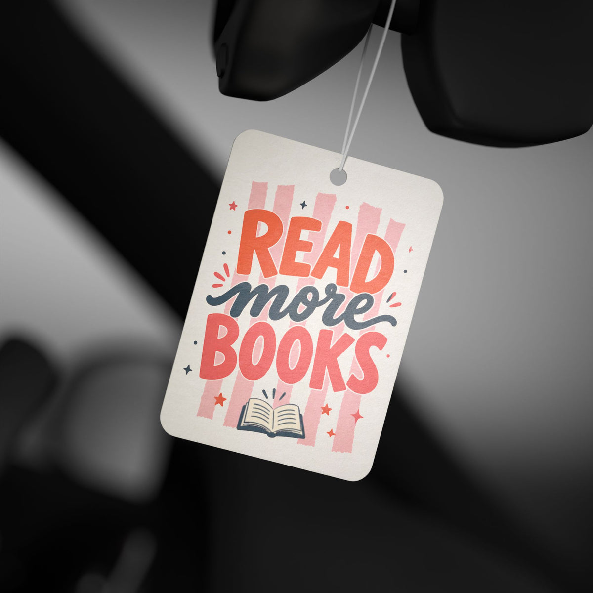 Read More Books Car Air Freshener – Literary Scented Auto Decor