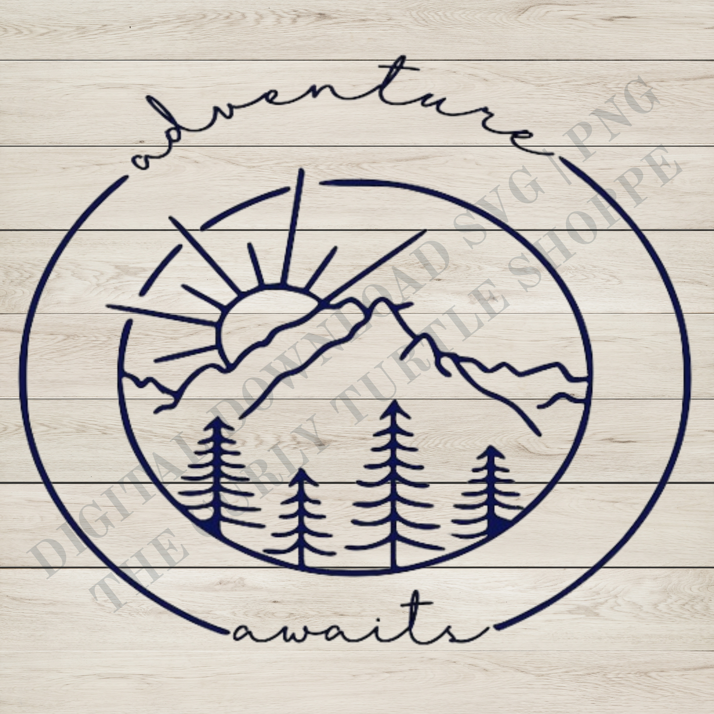 Adventure Awaits SVG | PNG Digital Download