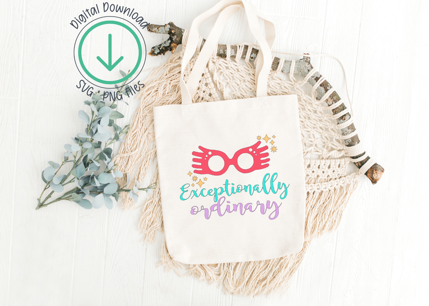 Exceptionally Ordinary SVG | PNG Digital Download