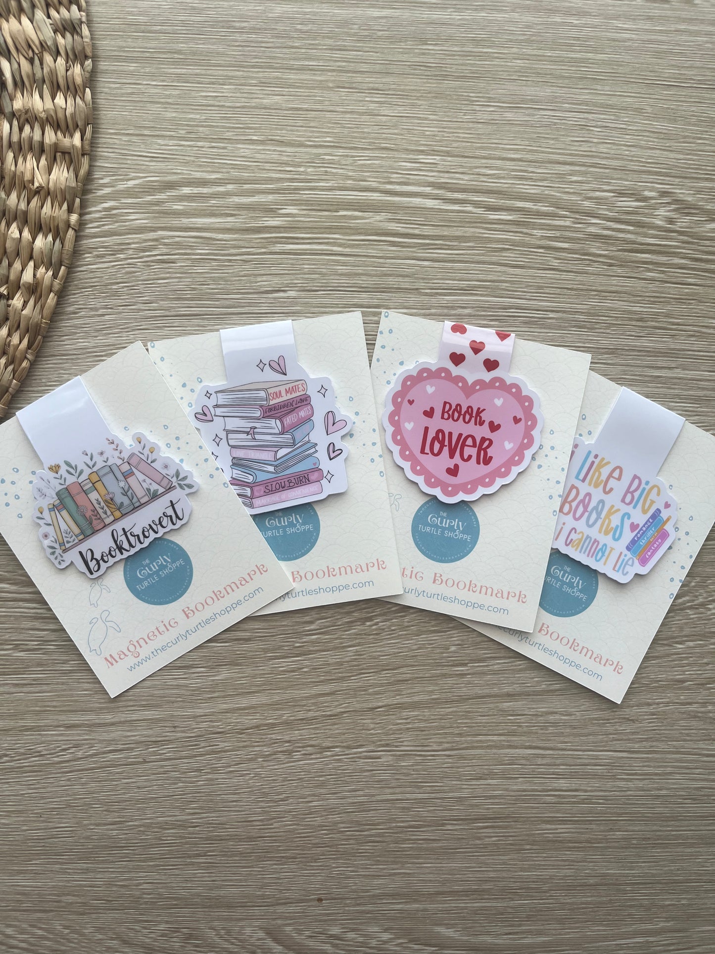 Book Lover Lace Heart Bookish Magnetic Bookmark
