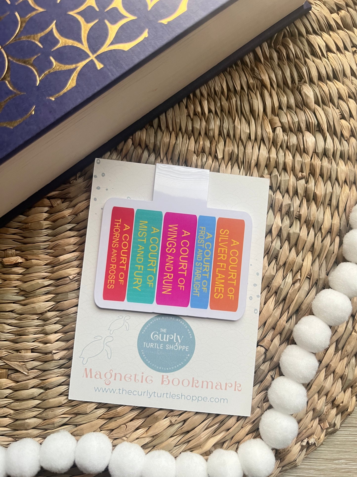 ACOTAR Book Set Magnetic Bookmark | Sarah J Maas ACOTAR Magnetic Bookmark