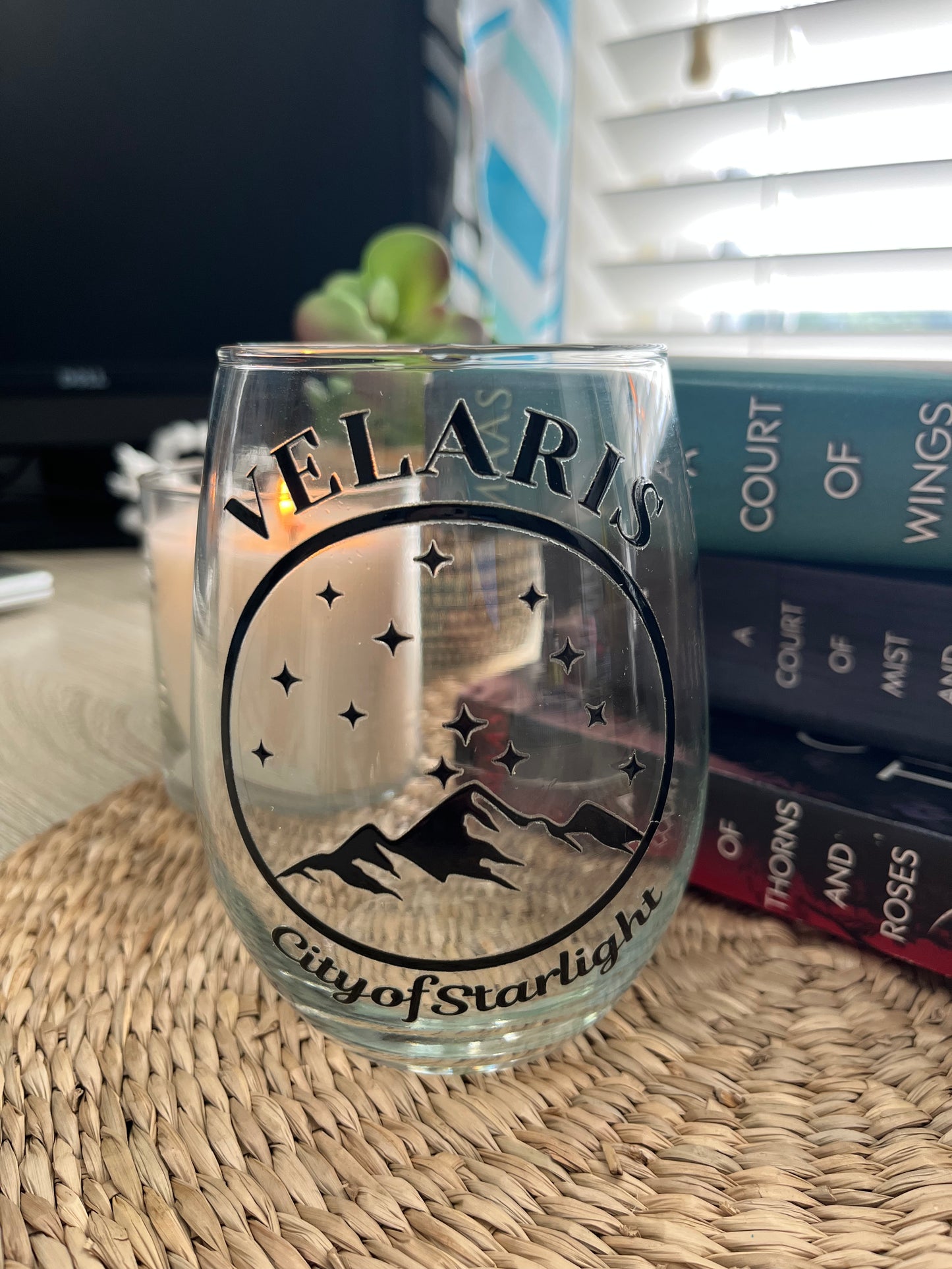 Velaris City of Starlight Wine Glass