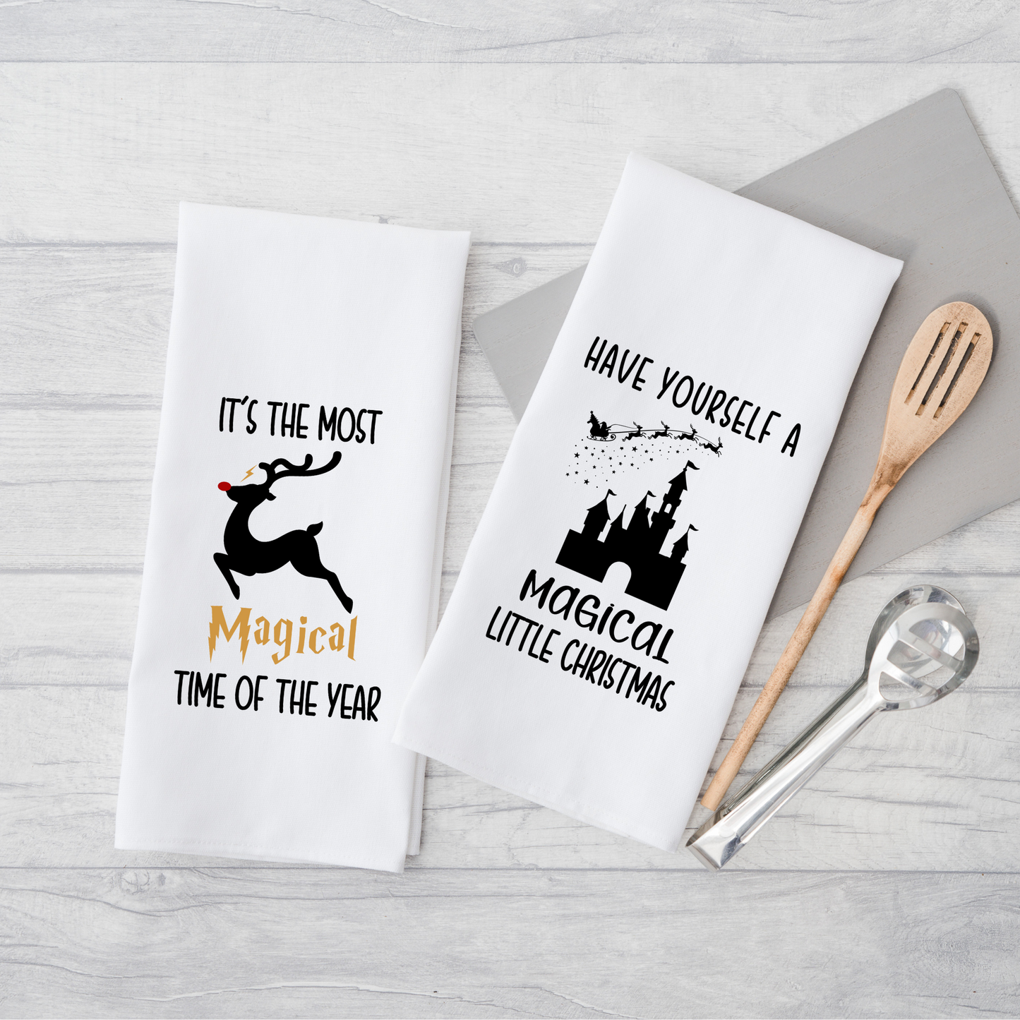 Magical HolidaySVG | PNG Bundle Magical Little Christmas, Most Magical Time of Year