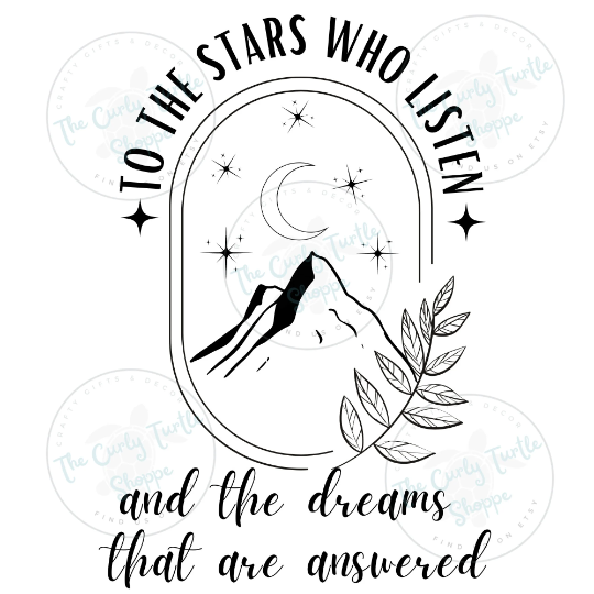 ACOTAR | To The Stars Who Listen | SVG | PNG