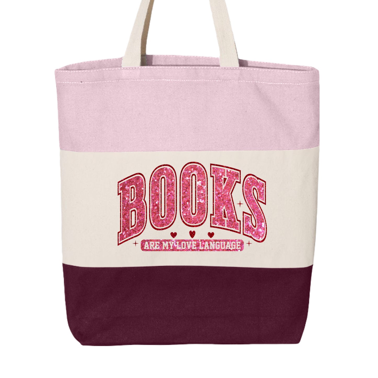 Maroon/ Natural/ Light Pink - FRONT