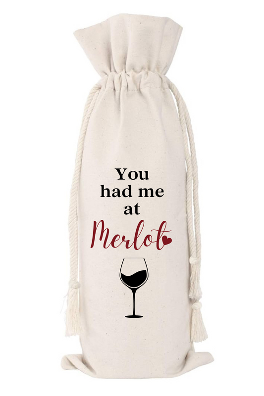 You Had Me at Merlot | Wine Gift Bag