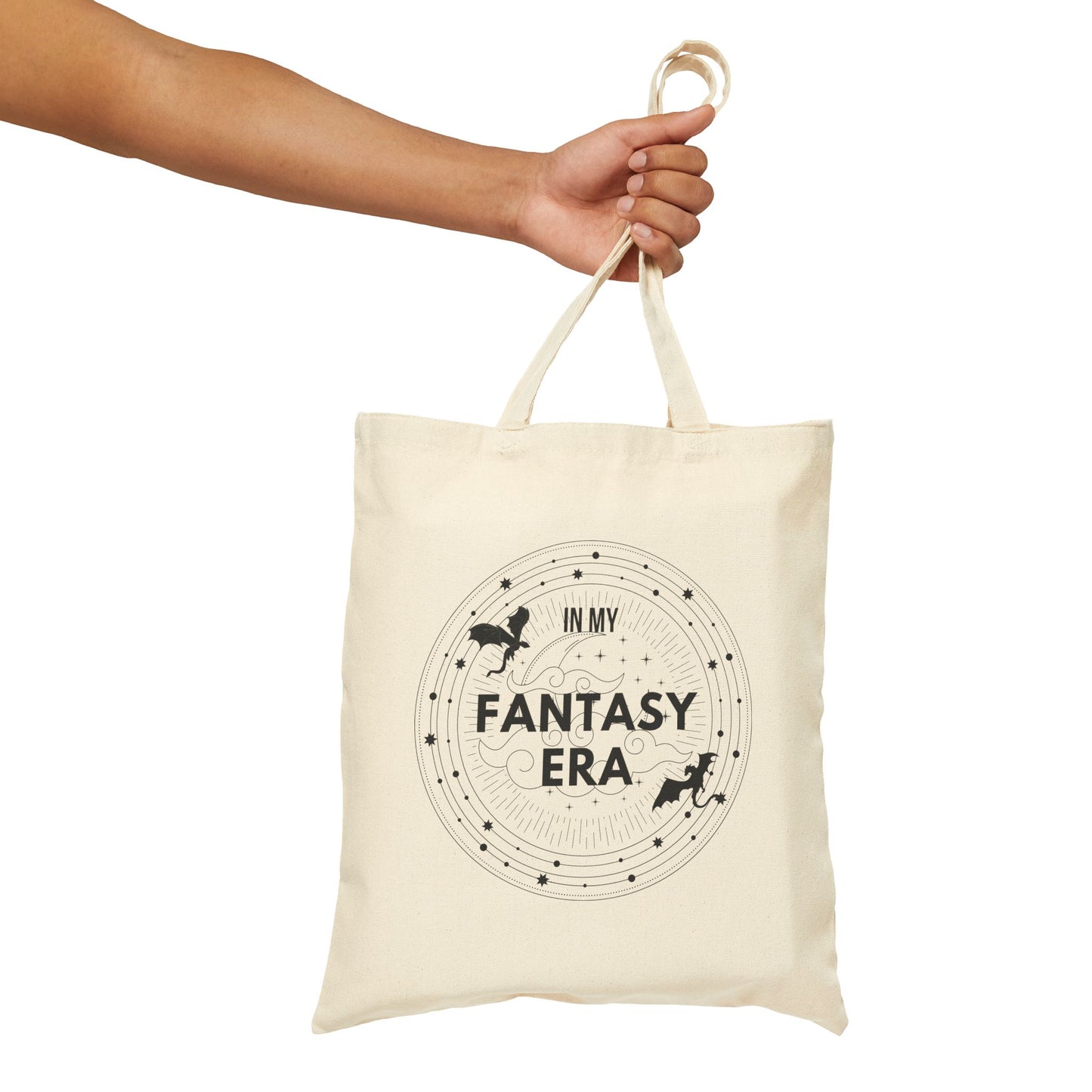 In My Fantasy Era - Dragons Canvas Tote Bag