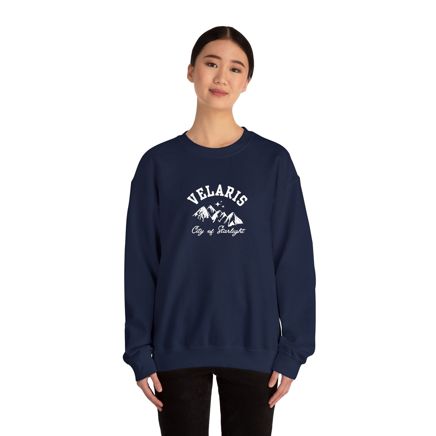 Velaris City of Starlight ACOTAR Embroidered Crewneck Sweatshirt