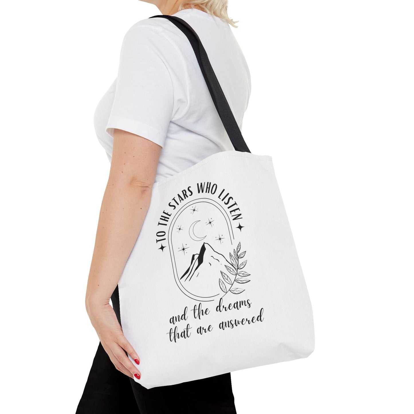 OFFICIALLY LICENSED SJM ACOTAR Merch - To the Stars Who Listen - Stylish Canvas Tote Bag for Dreamers