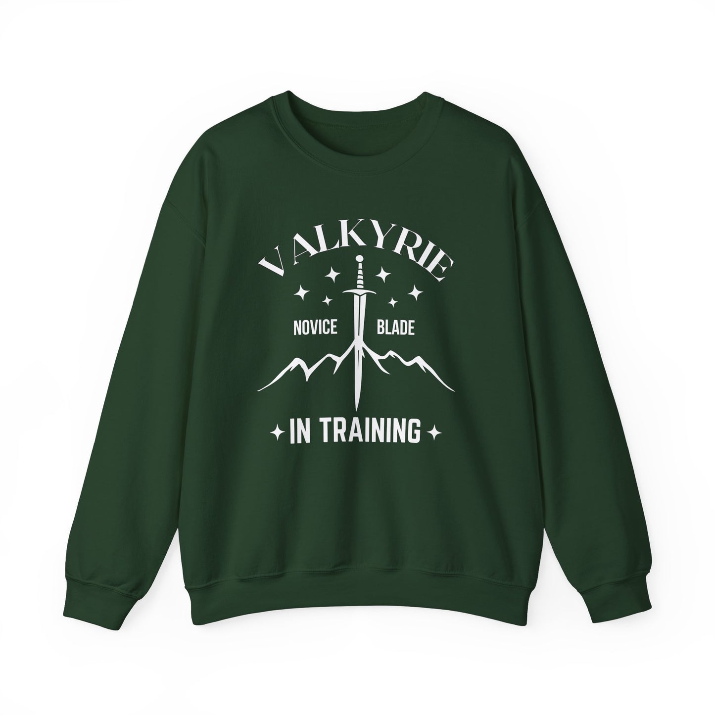 OFFICIALLY LICENSED SJM ACOTAR Merch - Valkyrie in Training Unisex Crewneck Sweatshirt