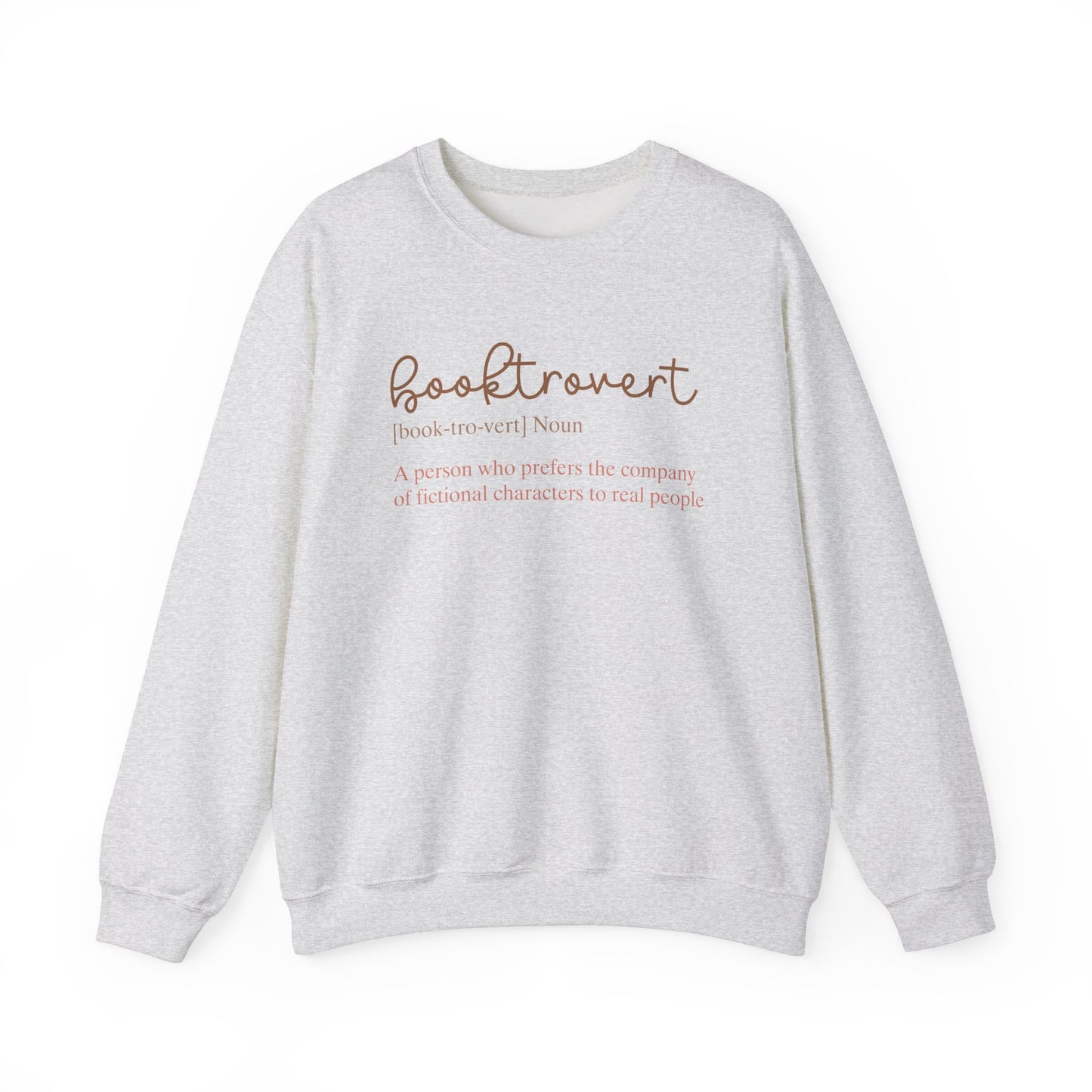 Booktovert Definition Sweatshirt - Funny Bookish Gift for Readers