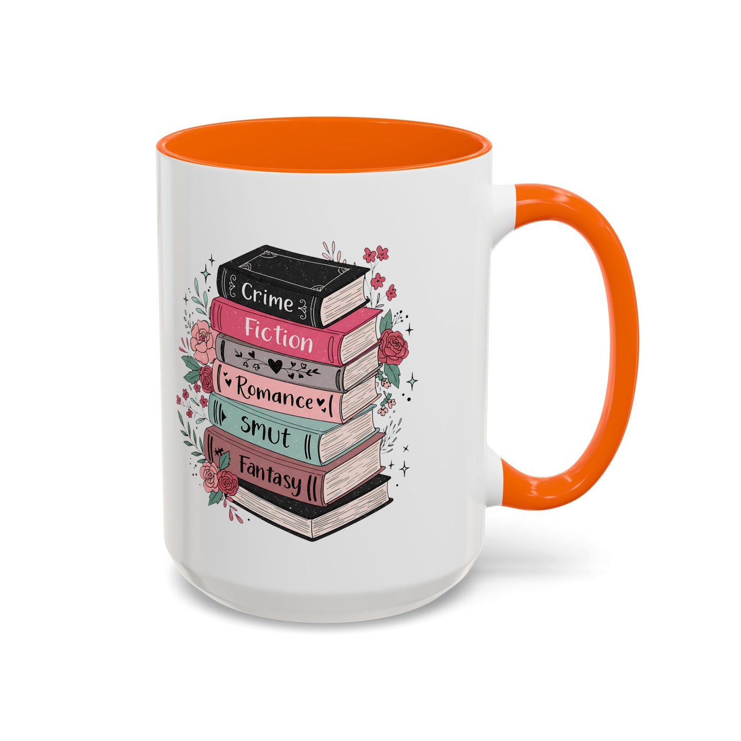 Book Genre Coffee Mug — 15oz Ceramic Coffee Cup