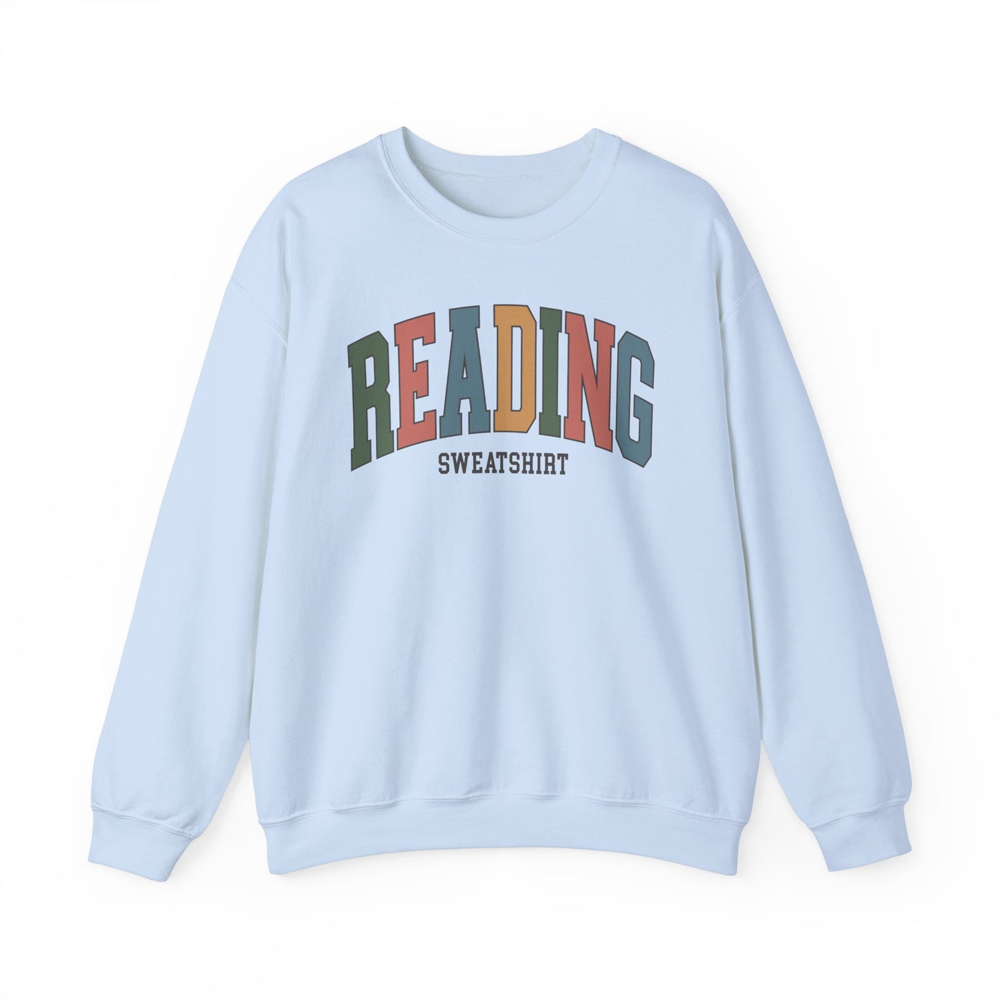 Reading Sweatshirt | Collegiate Design Crewneck Sweatshirt