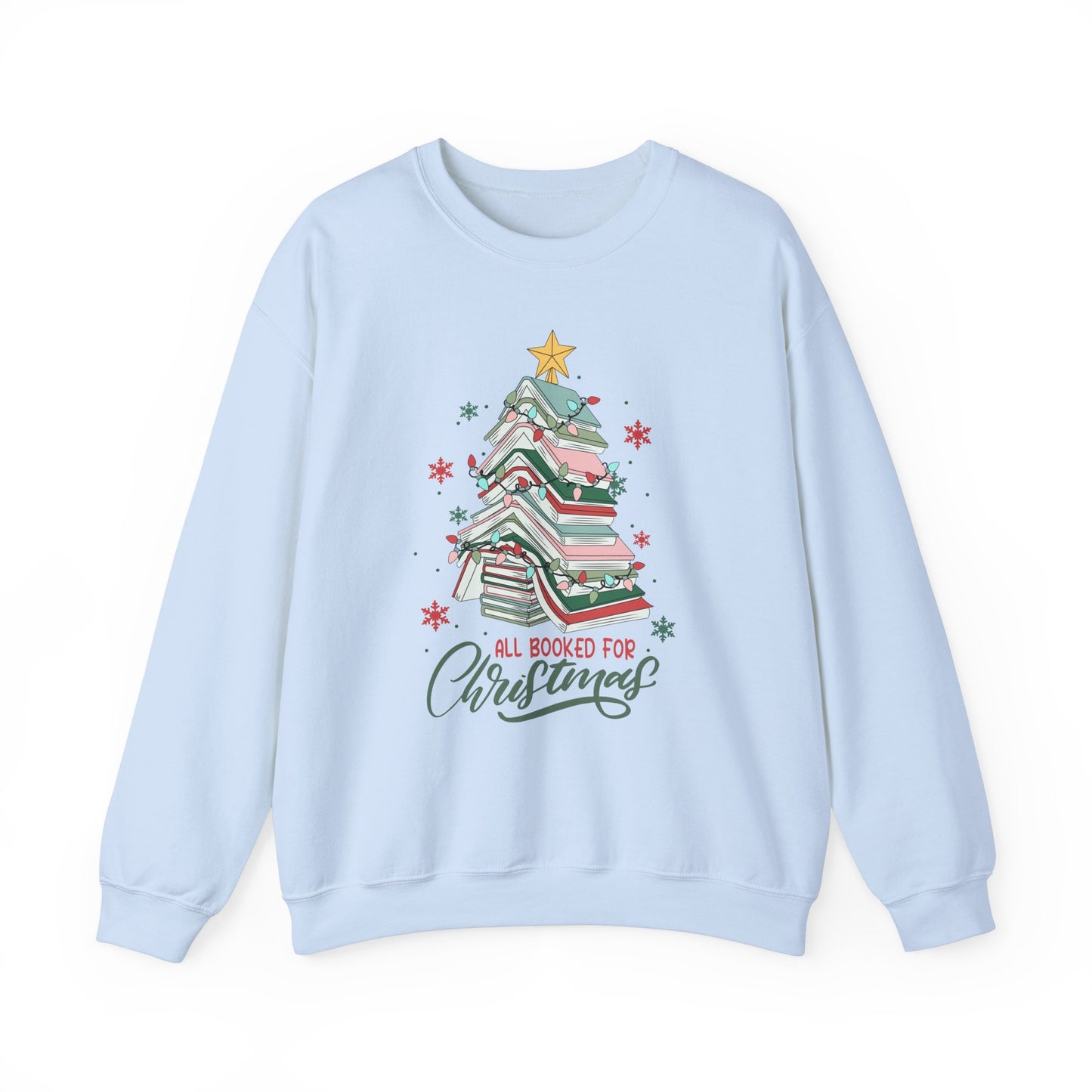 All Booked For Christmas Crewneck Sweatshirt