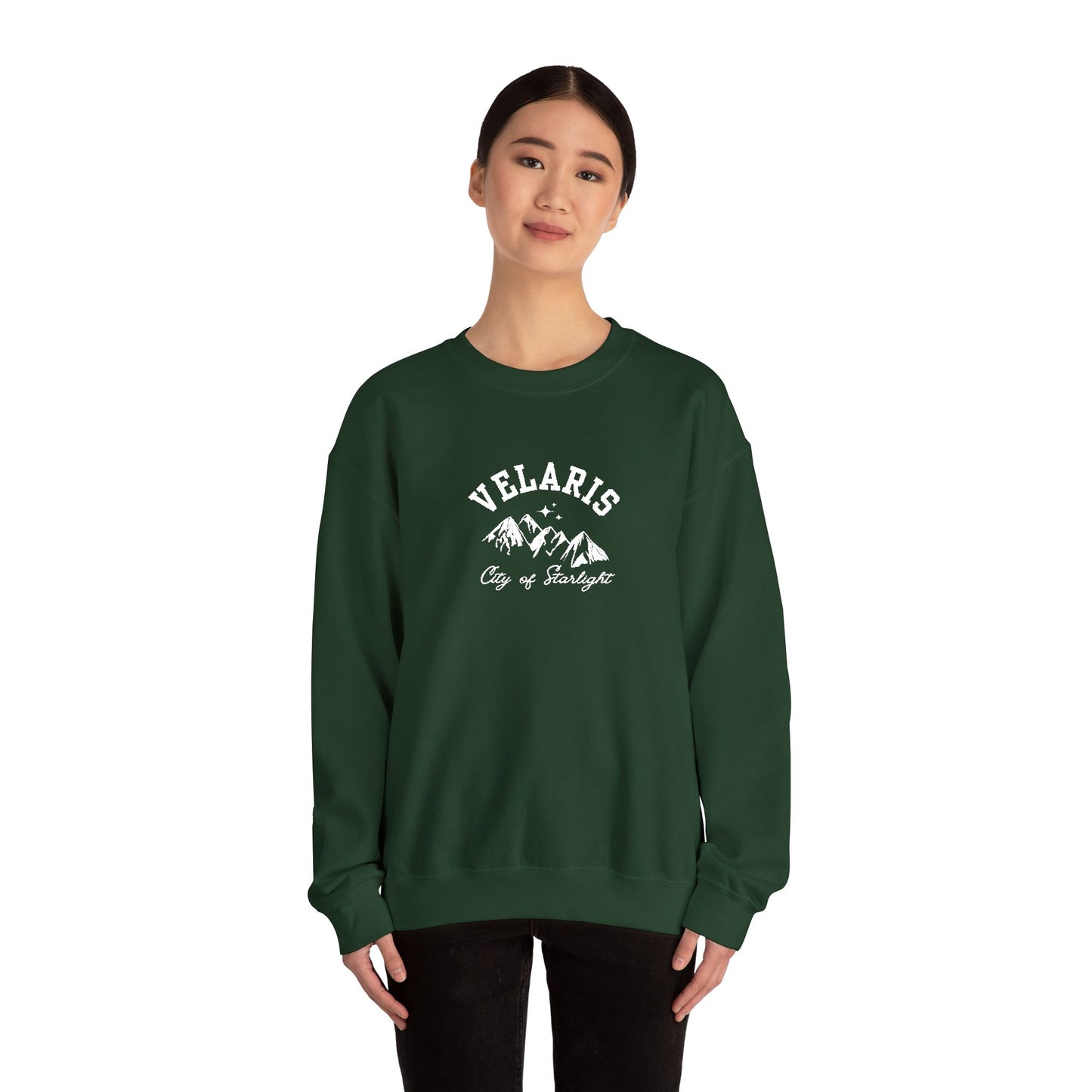 Velaris City of Starlight ACOTAR Embroidered Crewneck Sweatshirt