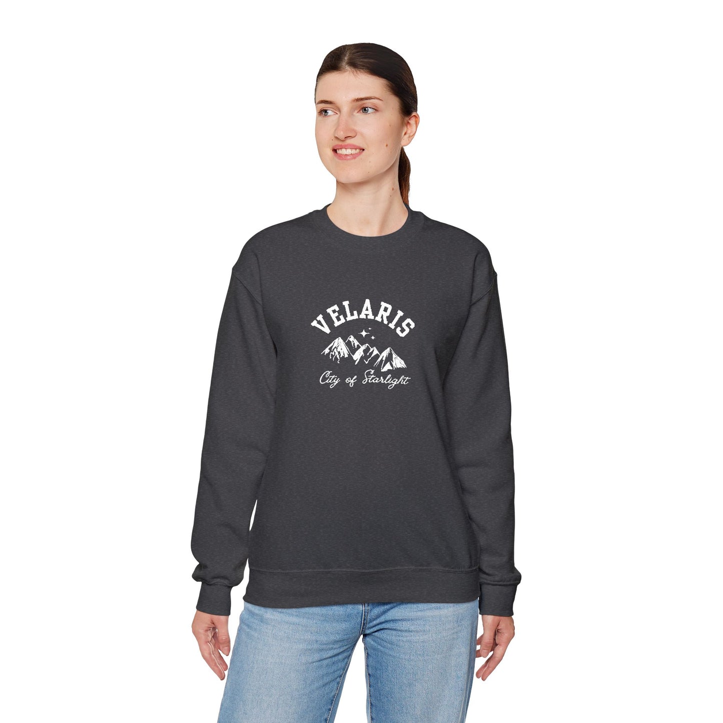 Velaris City of Starlight ACOTAR Embroidered Crewneck Sweatshirt