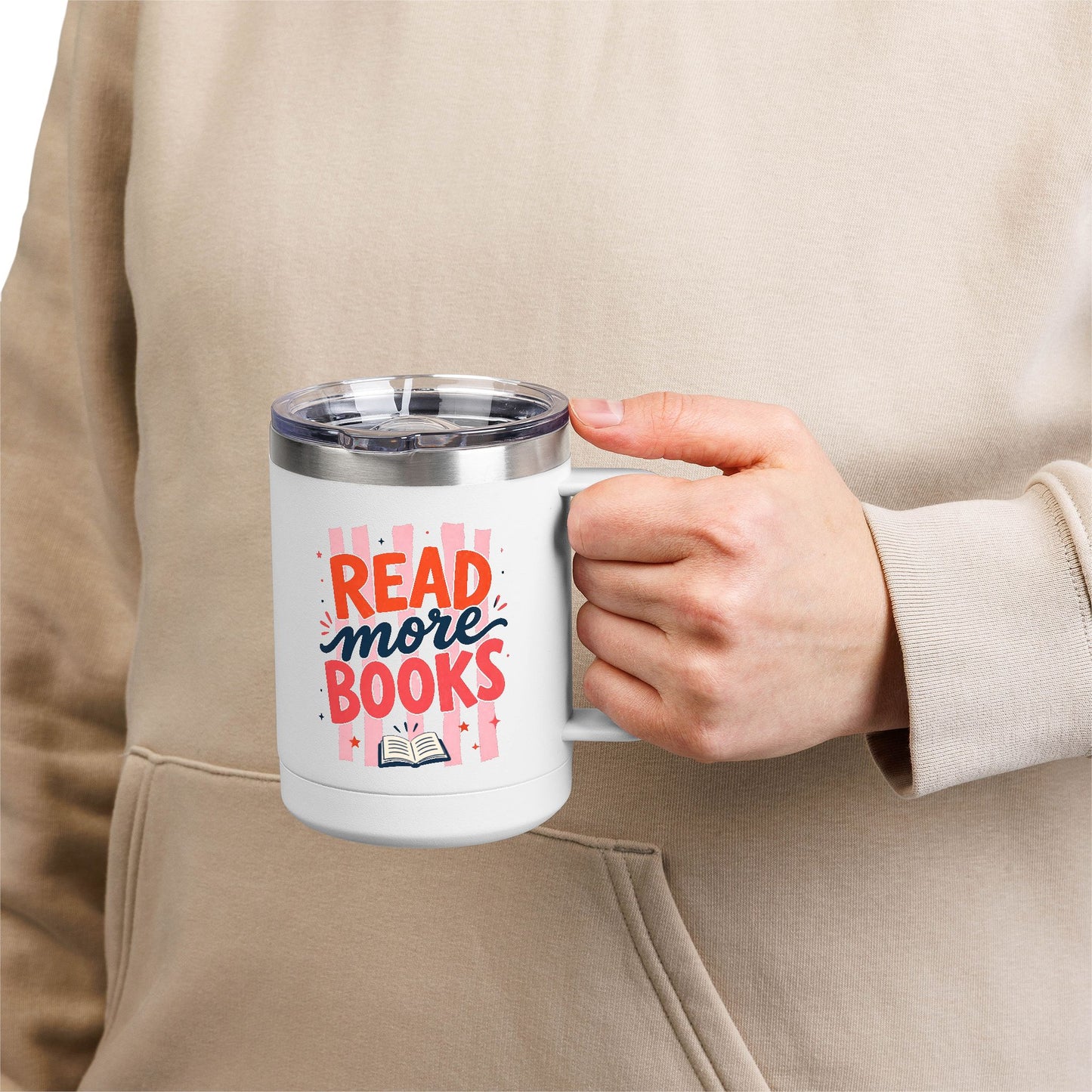 Read More Books 15oz Tumbler Mug | Gift for Book Lovers