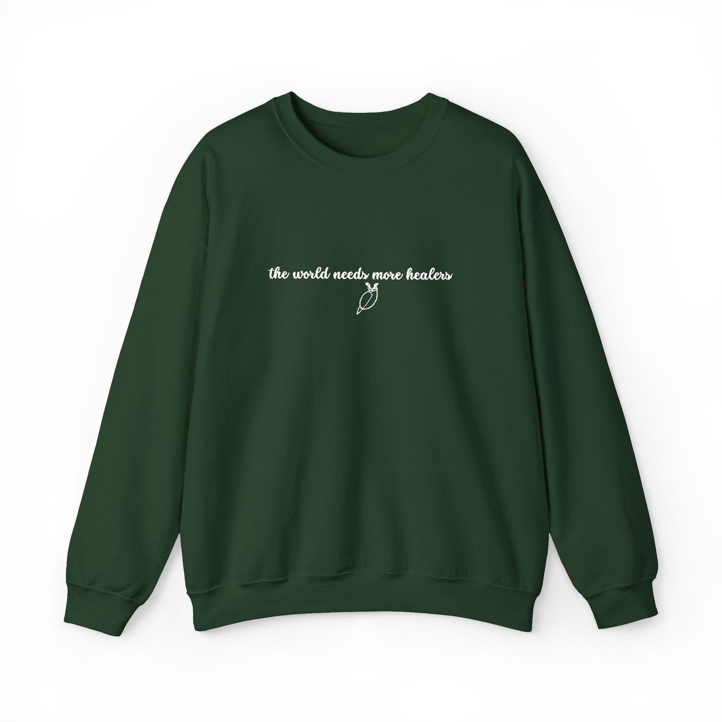 The World Needs More Healers Throne of Glass | Tower of Dawn Embroidered Crewneck Sweatshirt
