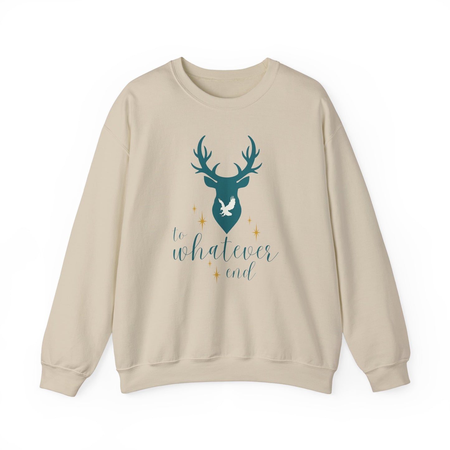 OFFICIALLY LICENSED Sarah J Maas Throne of Glass "To Whatever End" Crewneck Sweatshirt