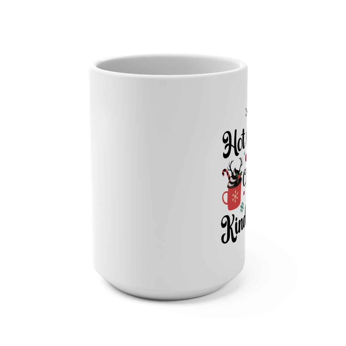 Hot Chocolate & Christmas Movies 15 oz Mug | Holiday Cup | Funny Gift