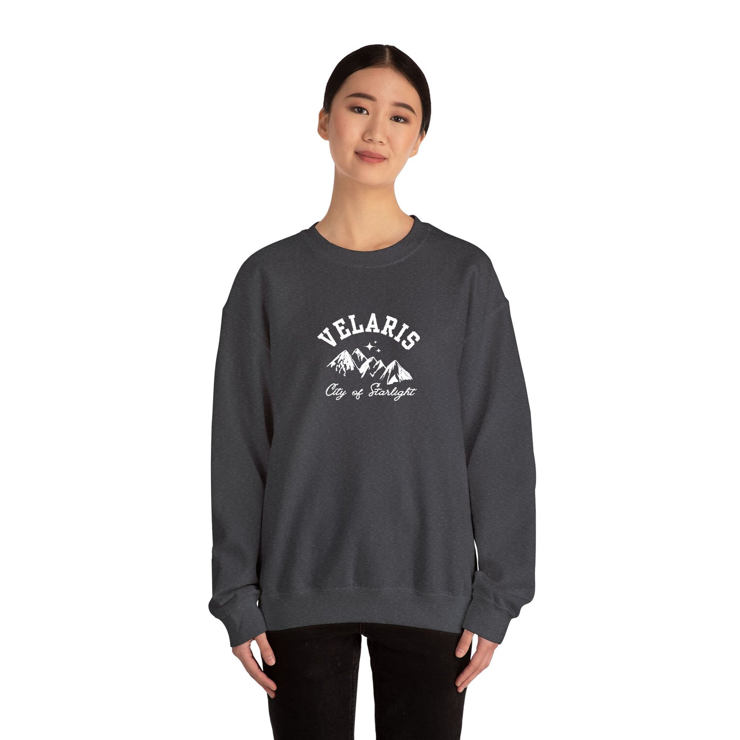 Velaris City of Starlight ACOTAR Embroidered Crewneck Sweatshirt