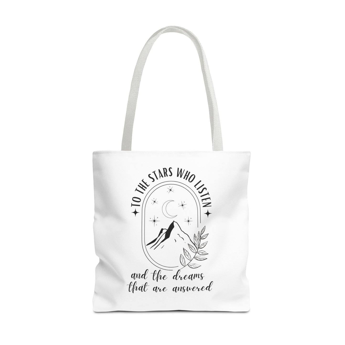 OFFICIALLY LICENSED SJM ACOTAR Merch - To the Stars Who Listen - Stylish Canvas Tote Bag for Dreamers