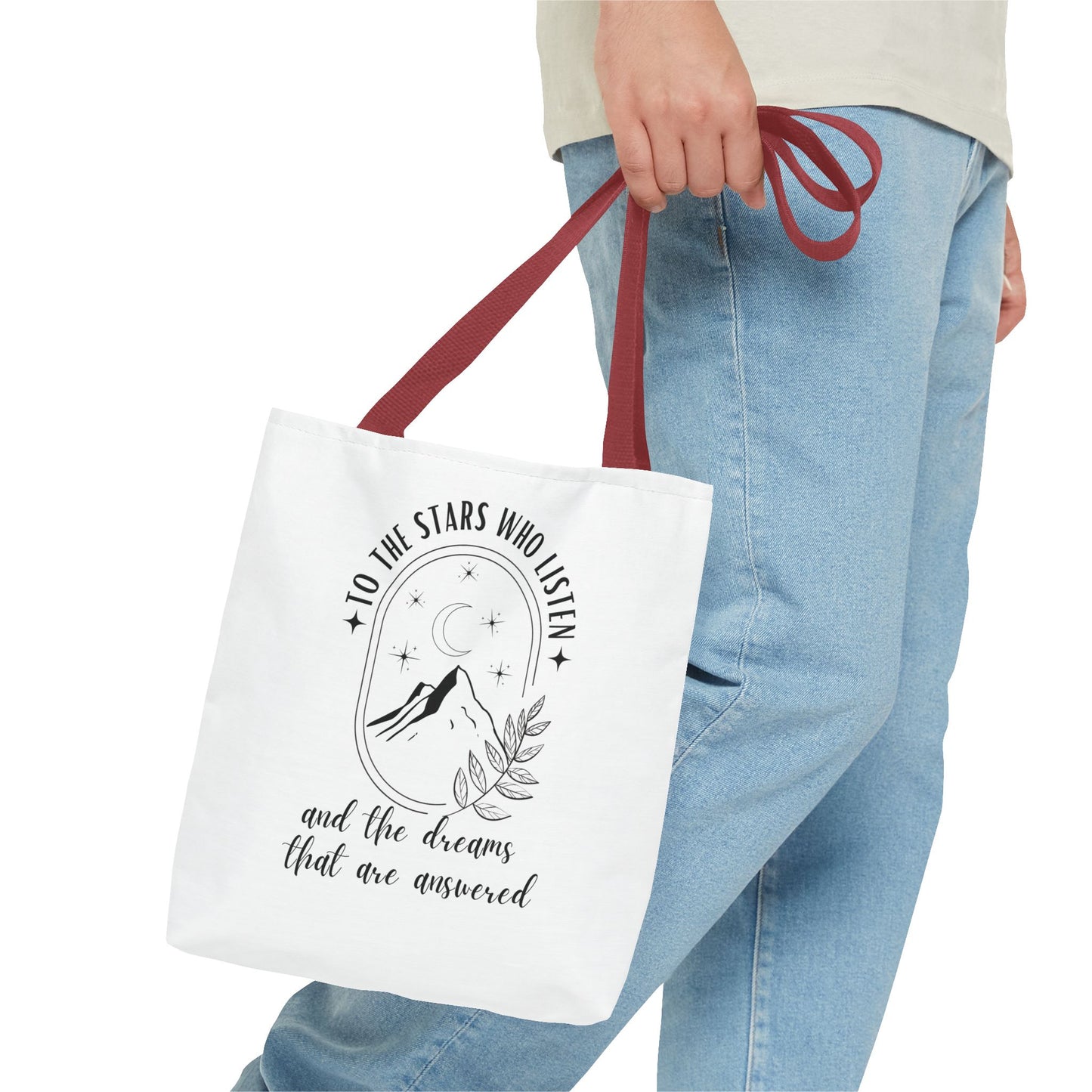 OFFICIALLY LICENSED SJM ACOTAR Merch - To the Stars Who Listen - Stylish Canvas Tote Bag for Dreamers