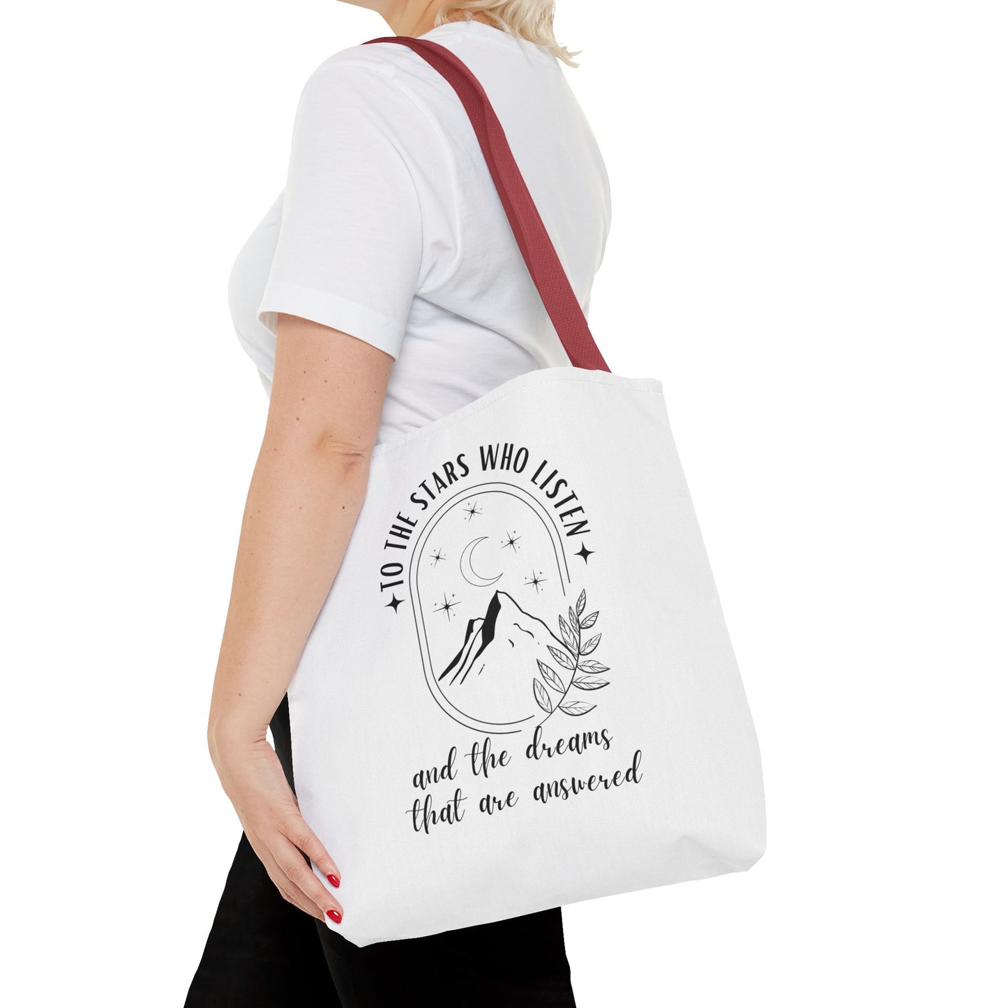 OFFICIALLY LICENSED SJM ACOTAR Merch - To the Stars Who Listen - Stylish Canvas Tote Bag for Dreamers