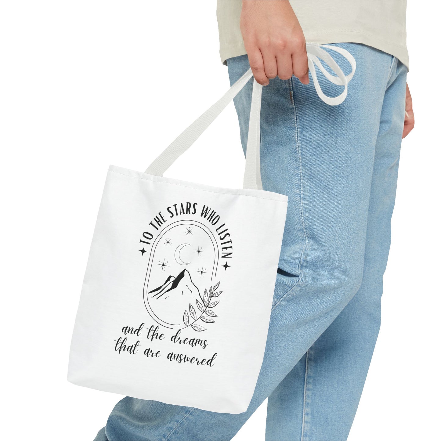 OFFICIALLY LICENSED SJM ACOTAR Merch - To the Stars Who Listen - Stylish Canvas Tote Bag for Dreamers