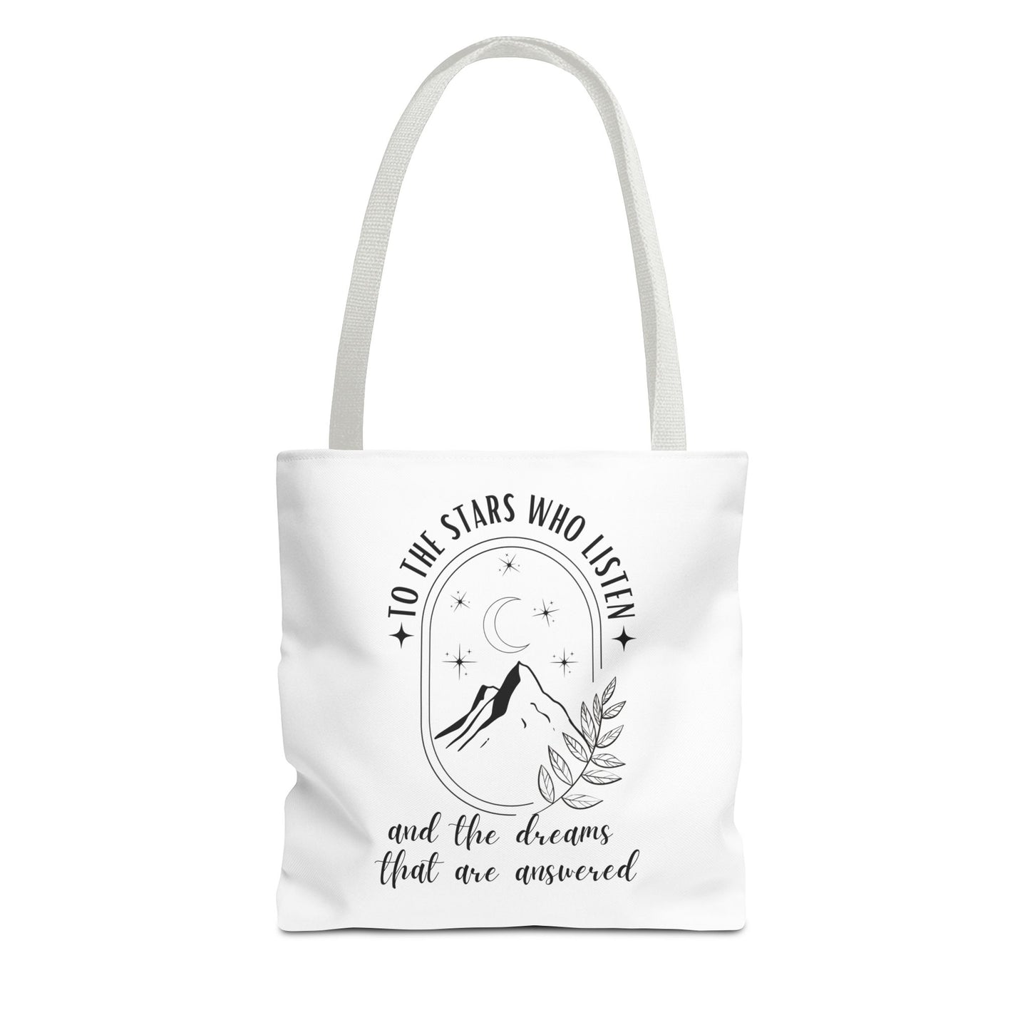 OFFICIALLY LICENSED SJM ACOTAR Merch - To the Stars Who Listen - Stylish Canvas Tote Bag for Dreamers