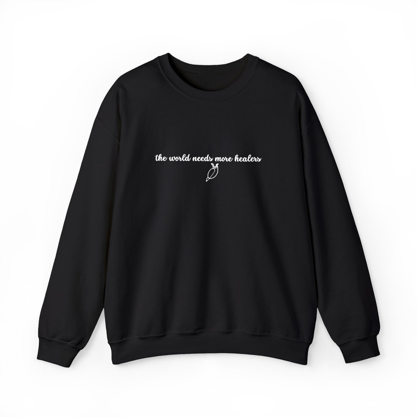 The World Needs More Healers Throne of Glass | Tower of Dawn Embroidered Crewneck Sweatshirt