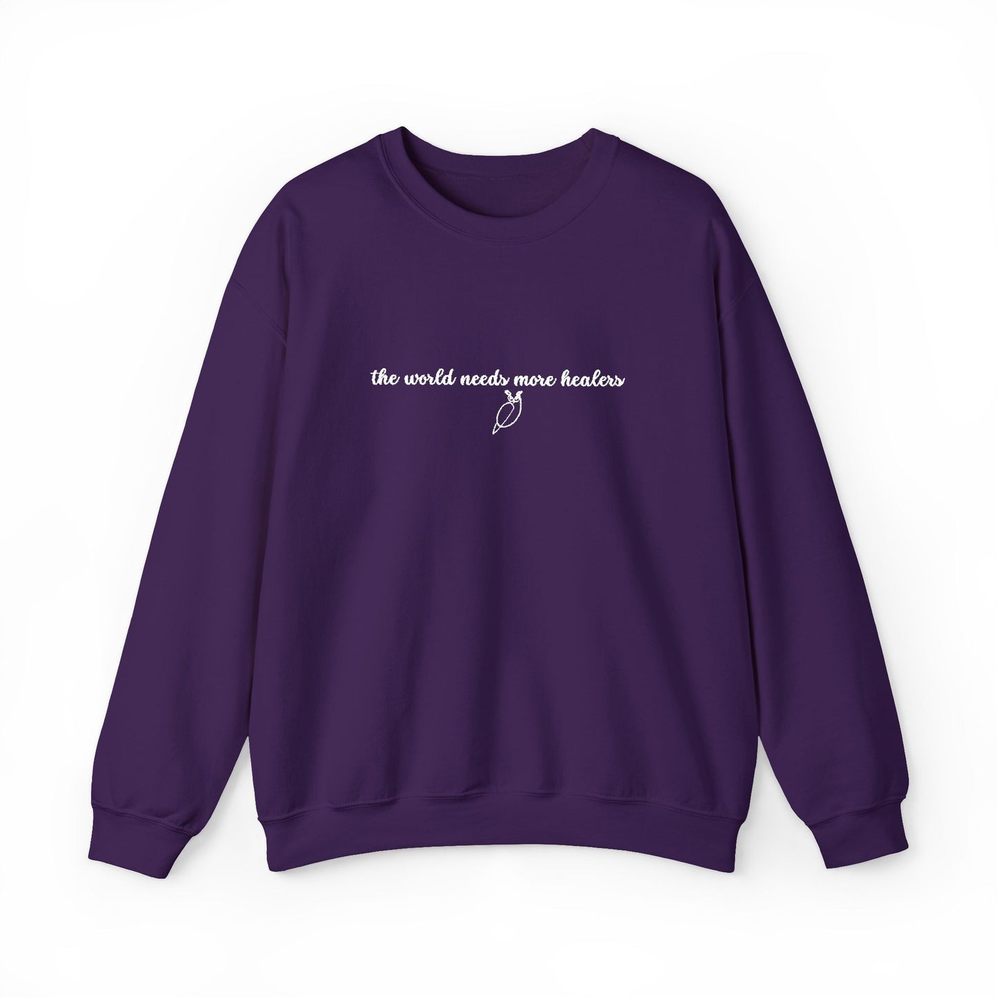 The World Needs More Healers Throne of Glass | Tower of Dawn Embroidered Crewneck Sweatshirt