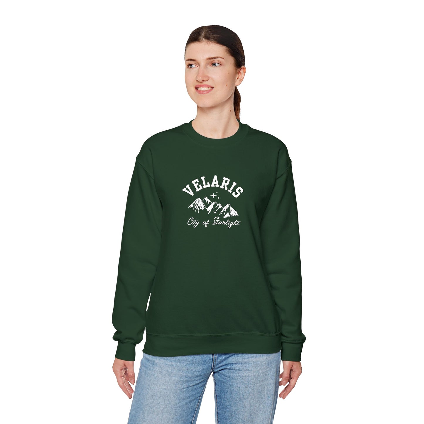Velaris City of Starlight ACOTAR Embroidered Crewneck Sweatshirt