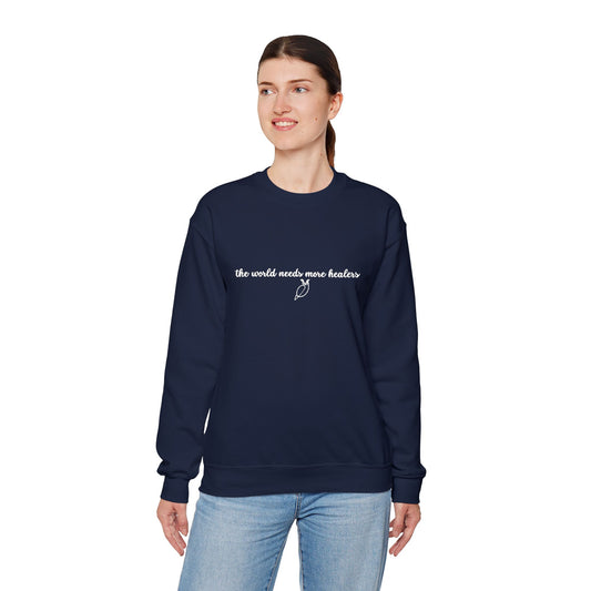 The World Needs More Healers Throne of Glass | Tower of Dawn Embroidered Crewneck Sweatshirt