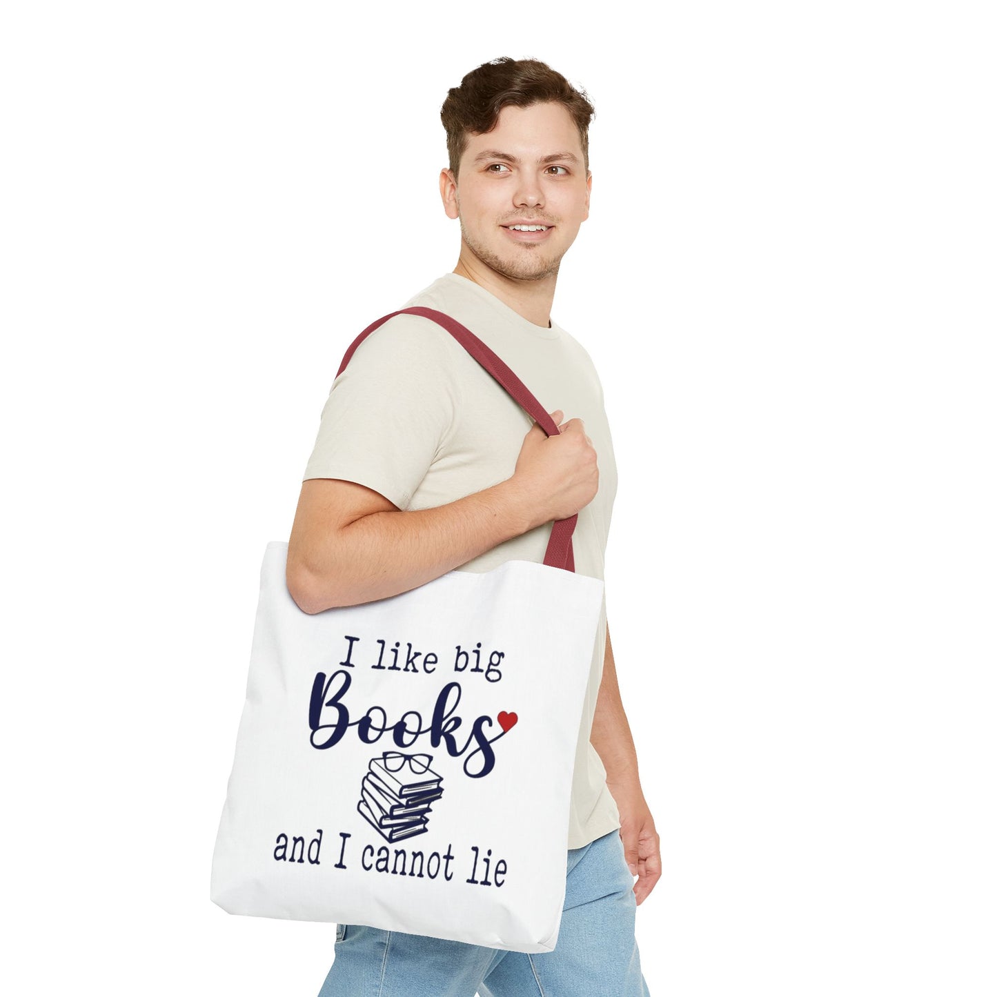 I Like Big Books and I Cannot Lie | Funny Book Lover Tote Bag