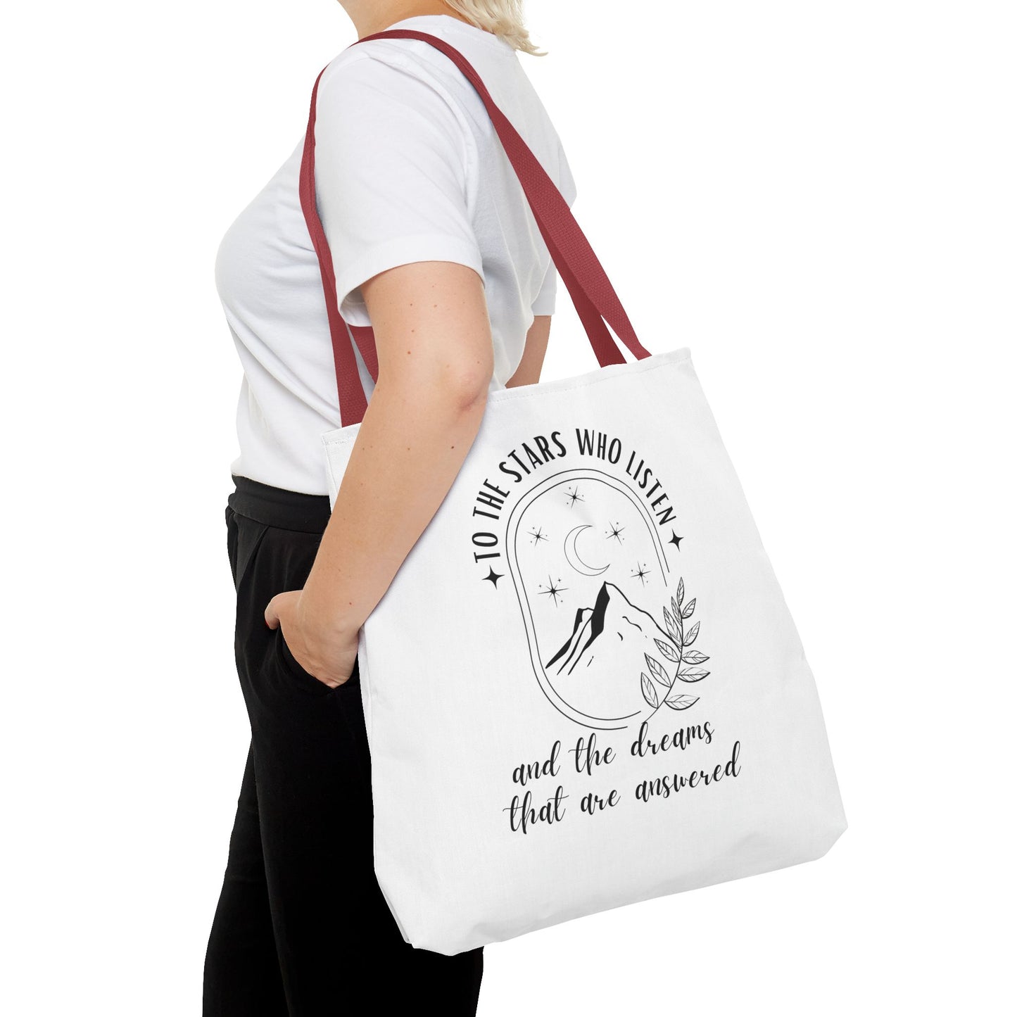 OFFICIALLY LICENSED SJM ACOTAR Merch - To the Stars Who Listen - Stylish Canvas Tote Bag for Dreamers