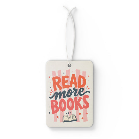 Read More Books Car Air Freshener – Literary Scented Auto Decor