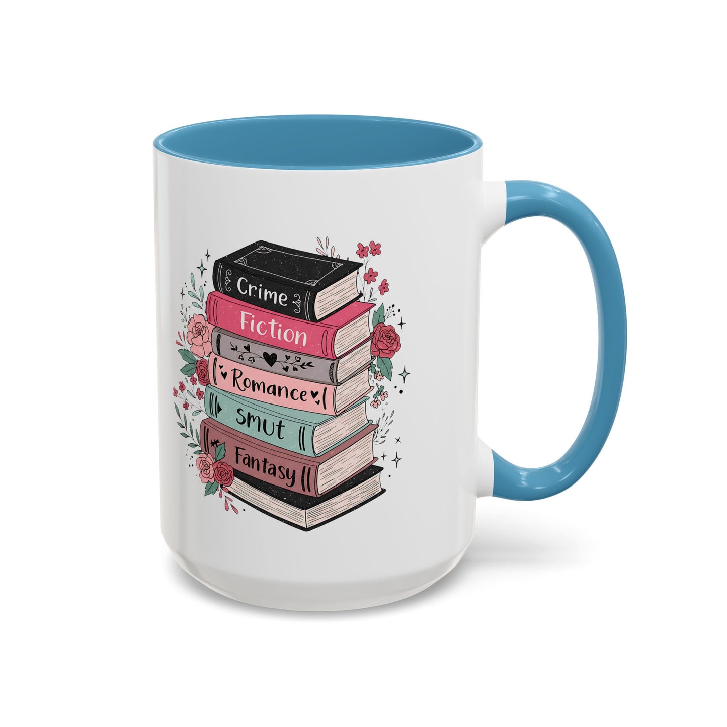 Book Genre Coffee Mug — 15oz Ceramic Coffee Cup